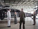 Ministerin Klaudia Tanner am 1. April 2020 in Langenlebarn. (Bild öffnet sich in einem neuen Fenster)