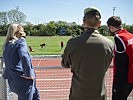 Klaudia Tanner besucht Heeressportzentrum Südstadt. (Bild öffnet sich in einem neuen Fenster)