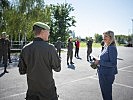 Klaudia Tanner besucht Heeressportzentrum Südstadt. (Bild öffnet sich in einem neuen Fenster)