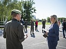 Klaudia Tanner besucht Heeressportzentrum Südstadt. (Bild öffnet sich in einem neuen Fenster)