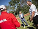 Klaudia Tanner besucht Heeressportzentrum Südstadt. (Bild öffnet sich in einem neuen Fenster)