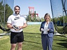 Klaudia Tanner besucht Heeressportzentrum Südstadt. (Bild öffnet sich in einem neuen Fenster)