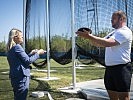 Klaudia Tanner besucht Heeressportzentrum Südstadt. (Bild öffnet sich in einem neuen Fenster)