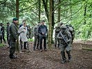 Klaudia Tanner besucht das Jägerbataillon 12. (Bild öffnet sich in einem neuen Fenster)