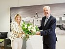 Ministerin Tanner und Bürgermeister Schneeberger. (Bild öffnet sich in einem neuen Fenster)