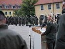 Klaudia Tanner besucht Jägerbataillon 33. (Bild öffnet sich in einem neuen Fenster)