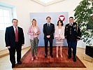 US-Botschafter Trevor Traina besucht Ministerin Klaudia Tanner. (Bild öffnet sich in einem neuen Fenster)