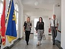 Staatssekretärin Andrea Mayer bei Ministerin Klaudia Tanner. (Bild öffnet sich in einem neuen Fenster)