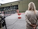 Klaudia Tanner beim Jägerbataillon 18. (Bild öffnet sich in einem neuen Fenster)