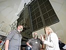 VM Tanner besucht die Radarstation am Kolomansberg. (Bild öffnet sich in einem neuen Fenster)