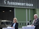 Klaudia Tanner und Hermann Schützenhöfer in Aigen im Ennstal. (Bild öffnet sich in einem neuen Fenster)