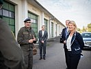 Klaudia Tanner in Korneuburg. (Bild öffnet sich in einem neuen Fenster)