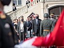 Ministerin Tanner und Bundespräsident Van der Bellen bei der Feier. (Bild öffnet sich in einem neuen Fenster)