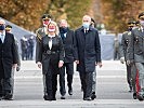 Klaudia Tanner bei den Feierlichkeiten zum Nationalfeiertag. (Bild öffnet sich in einem neuen Fenster)