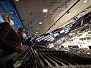 Klaudia Tanner besuchte die Covid-Teststraße in der Wiener Stadthalle. (Bild öffnet sich in einem neuen Fenster)