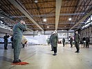 Klaudia Tanner beim "Fly-out" der Saab 105. (Bild öffnet sich in einem neuen Fenster)