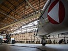 Klaudia Tanner beim "Fly-out" der Saab 105. (Bild öffnet sich in einem neuen Fenster)