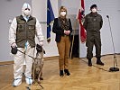 Pressekonferenz: Zwischenbericht von Corona-Spürhund. (Bild öffnet sich in einem neuen Fenster)