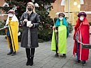 Die Sternsinger bei Ministerin Klaudia Tanner. (Bild öffnet sich in einem neuen Fenster)