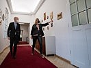 Antrittsbesuch: Martin Kocher bei Klaudia Tanner. (Bild öffnet sich in einem neuen Fenster)