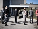 Ministerin Tanner bei Lehrlingstestung in Wels. (Bild öffnet sich in einem neuen Fenster)