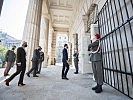 Gedenken zum 76. Jahrestag der Wiedererrichtung der Republik. (Bild öffnet sich in einem neuen Fenster)