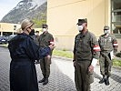 Ministerin Klaudia Tanner dankte Lebensrettern. (Bild öffnet sich in einem neuen Fenster)