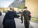 Ministerin Klaudia Tanner dankte Lebensrettern. (Bild öffnet sich in einem neuen Fenster)