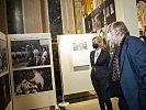 Klaudia Tanner bei der Eröffnung der Ausstellung. (Bild öffnet sich in einem neuen Fenster)