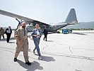 Ministerin Tanner auf Truppenbesuch bei der EUFOR-Mission. (Bild öffnet sich in einem neuen Fenster)