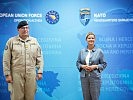 Ministerin Tanner auf Truppenbesuch bei der EUFOR-Mission. (Bild öffnet sich in einem neuen Fenster)