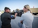 Ministerin Tanner auf Truppenbesuch bei der KFOR-Mission. (Bild öffnet sich in einem neuen Fenster)