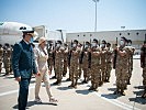 Ministerin Tanner auf Truppenbesuch bei der UNIFIL-Mission. (Bild öffnet sich in einem neuen Fenster)