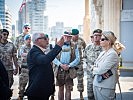 Ministerin Tanner auf Truppenbesuch bei der UNIFIL-Mission. (Bild öffnet sich in einem neuen Fenster)