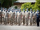 Ministerin Tanner auf Truppenbesuch bei der UNIFIL-Mission. (Bild öffnet sich in einem neuen Fenster)