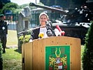 Klaudia Tanner beim Festakt in Kärnten. (Bild öffnet sich in einem neuen Fenster)