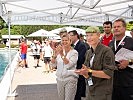 Ministerin Tanner an der Militärakademie. (Bild öffnet sich in einem neuen Fenster)