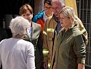 Ministerin Klaudia Tanner in Hallein. (Bild öffnet sich in einem neuen Fenster)