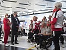 Empfang des Paralympic-Teams am Flughafen Wien in Schwechat. (Bild öffnet sich in einem neuen Fenster)