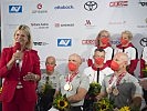 Empfang des Paralympic-Teams am Flughafen Wien in Schwechat. (Bild öffnet sich in einem neuen Fenster)