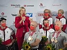 Empfang des Paralympic-Teams am Flughafen Wien in Schwechat. (Bild öffnet sich in einem neuen Fenster)