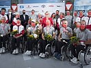 Empfang des Paralympic-Teams am Flughafen Wien in Schwechat. (Bild öffnet sich in einem neuen Fenster)