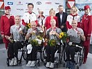 Empfang des Paralympic-Teams am Flughafen Wien in Schwechat. (Bild öffnet sich in einem neuen Fenster)