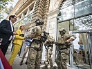 Klaudia Tanner eröffnet den "Checkpoint MaHü - unser Heer". (Bild öffnet sich in einem neuen Fenster)