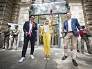 Klaudia Tanner eröffnet den "Checkpoint MaHü - unser Heer". (Bild öffnet sich in einem neuen Fenster)