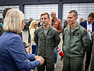 Klaudia Tanner auf der AIRPOWER22. (Bild öffnet sich in einem neuen Fenster)