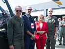 Klaudia Tanner bei der AIRPOWER22. (Bild öffnet sich in einem neuen Fenster)