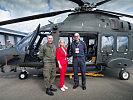 Klaudia Tanner bei der AIRPOWER22. (Bild öffnet sich in einem neuen Fenster)