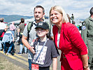 Klaudia Tanner bei der AIRPOWER22. (Bild öffnet sich in einem neuen Fenster)