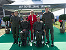 Klaudia Tanner bei der AIRPOWER22. (Bild öffnet sich in einem neuen Fenster)